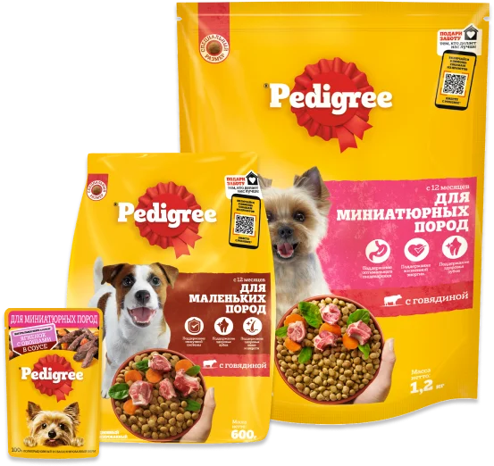 Как PEDIGREE® учитывает особенности собак